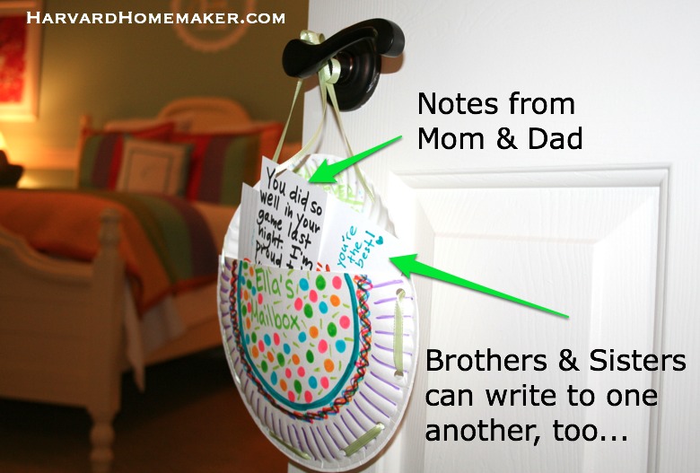 Doorknob Mailboxes_Notes for whole family