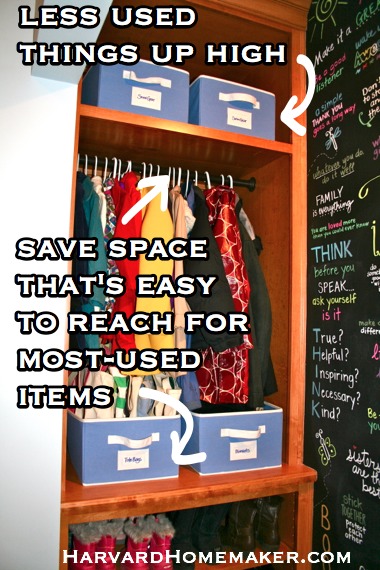 Prime Space for Most Used Items