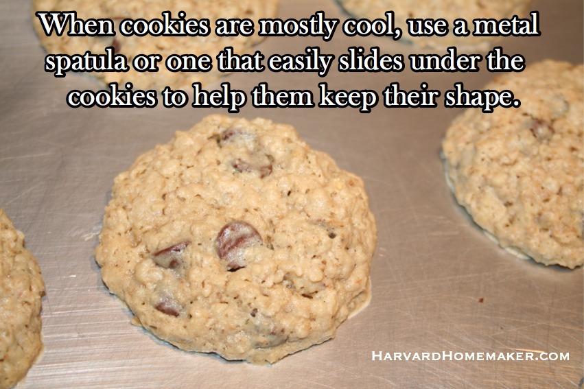 Oatmeal Chocolate Chip Cookies Remove when Cool