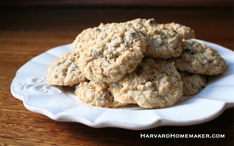 Oatmeal Chocolate Chip Cookies_full plate