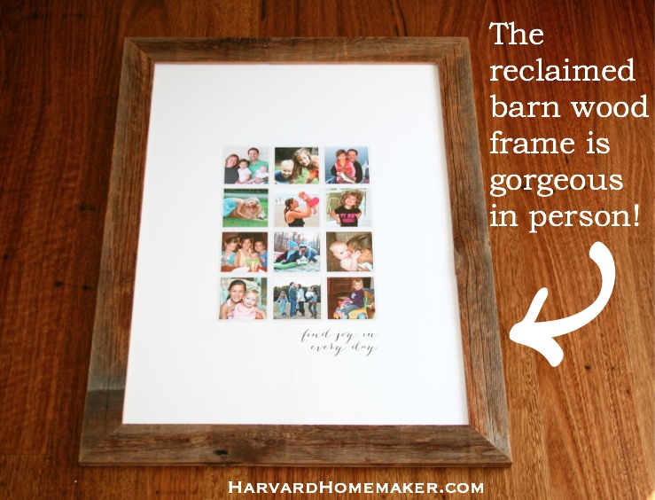 Custom Collage_Reclaimed Barn Wood Frame