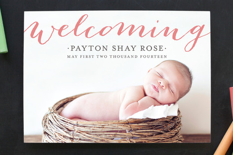 Minted Giveaway_Birth Announcement