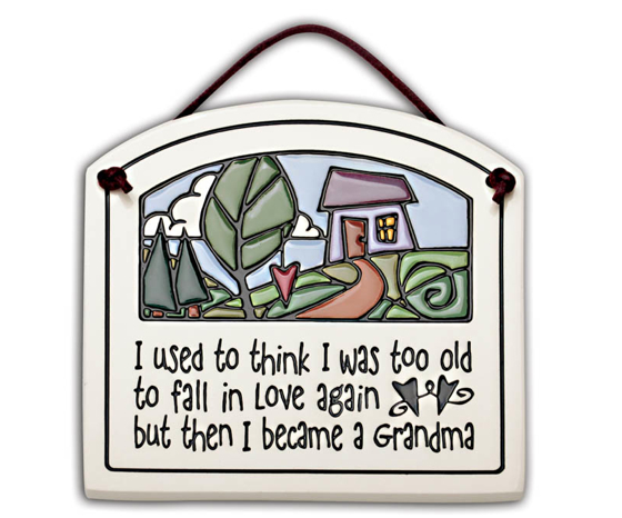 Gifts for Her_I fell in love with my grandchildren plaque