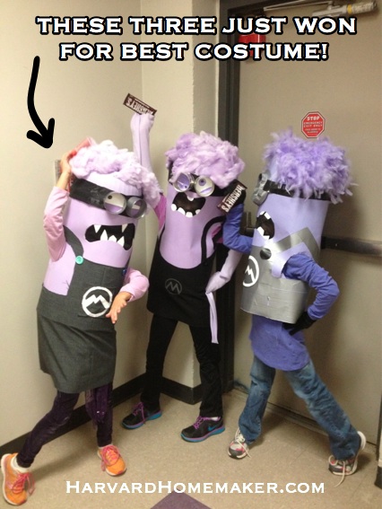 Crazy Purple Minion Costumes_Best Costume!