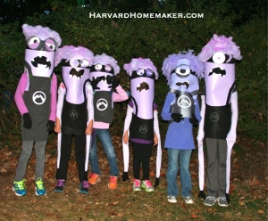 DIY Crazy Purple Minion Costumes - Harvard Homemaker